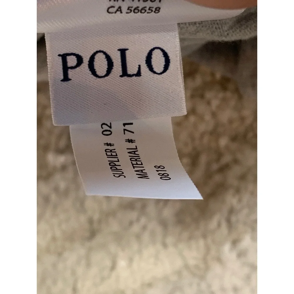 Polo Ralph Lauren Mens Classic Fit Soft T-Shirt Size L Heathered Grey NEW